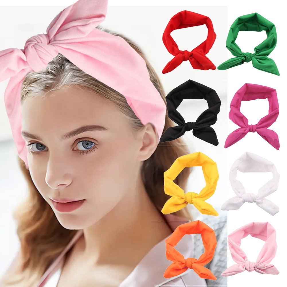 Turban Headband Coolmade 8 Pack Women Headwraps Workout Hair Band