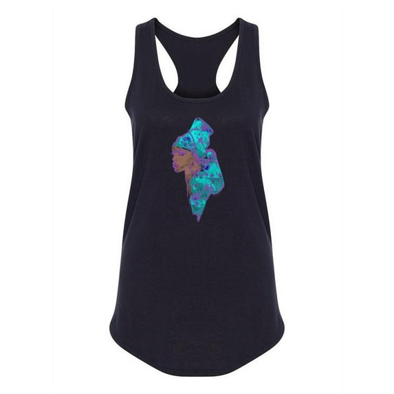 Turban Woman Racerback Tank Women -SPIdeals Designs, Female XX-Large