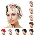 thumbnail image 1 of Turbans Head Wrap for Women Chemo Head Wraps Stretch Soft Pre Tied Knot Fashion Head Covering Turban Headwear Cap Coffee One Size, 1 of 5