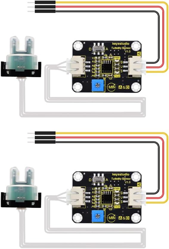 Turbidity Sensor Module for Arduino, Water Quality Sensor Water Liquid ...