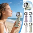 thumbnail image 1 of Turbine Handheld Fan with Ice Cooling Semiconductor Digital Display Base Charging 199 Speed Settings Rechargeable Portable Mini Fan for Travel Office by PALIFEUR, 1 of 9