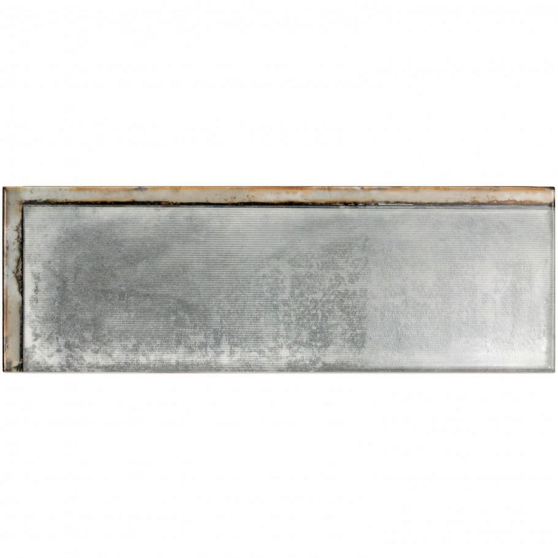 Turbine Industrial Glass Gray 4x12 Ceramic Wall Tile Turbine Industrial Glass Gray 4x12 Ceramic Wall Tile