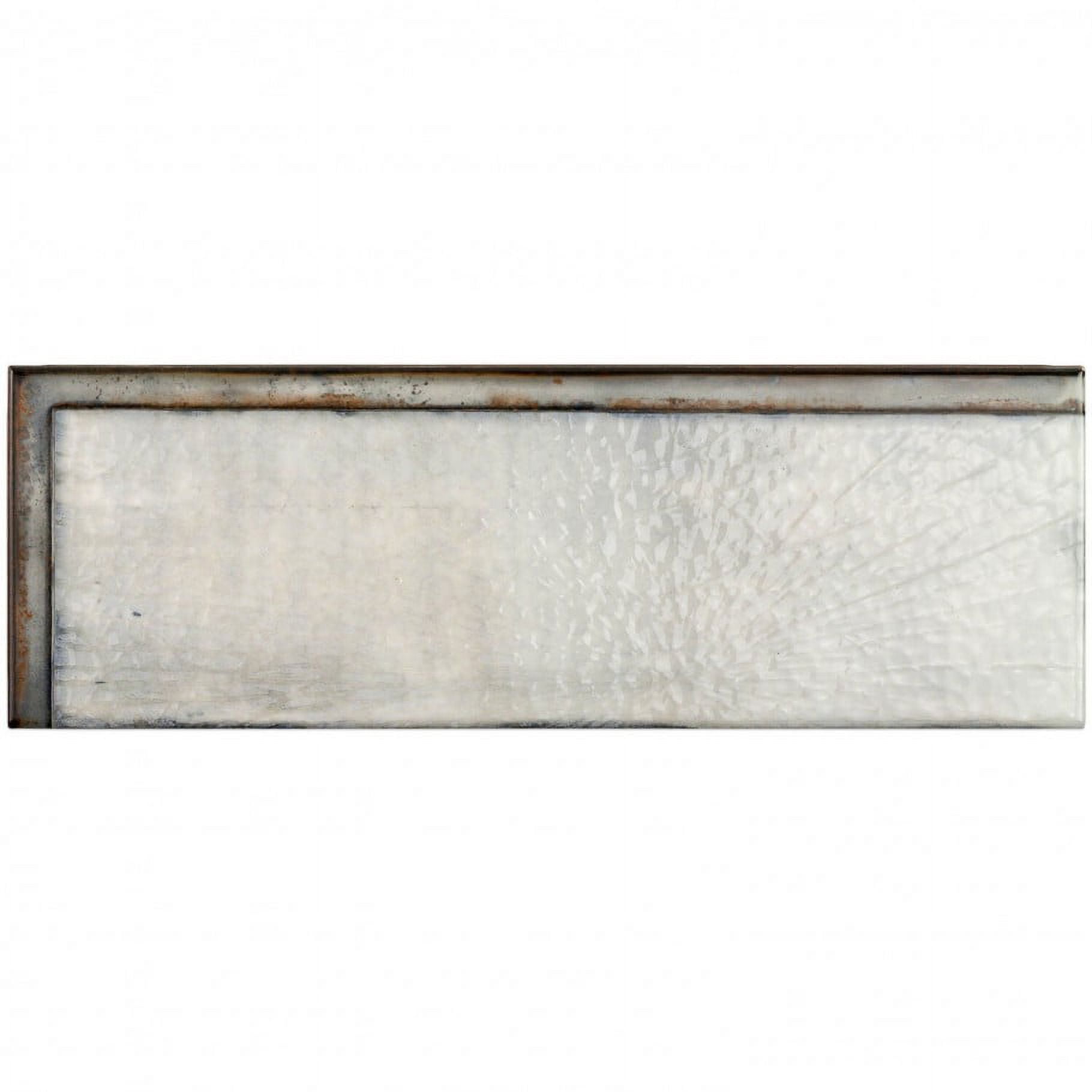 Turbine Industrial Glass Gray 4x12 Ceramic Wall Tile