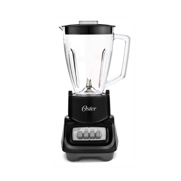 Turbo 5-Speed Countertop Blender, Black, Powerful 600W Kitchen Blender for Smoothies, Shakes, Frozen Drinks, and Ice Crushing, Compact Countertop Design with Dishwasher-Safe Removable Parts