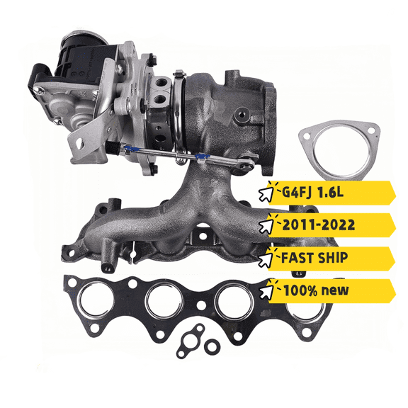 Turbo Assembly Turbocharger For Hyundai i30 Sonata Kia Optima Soul Forte G4FJ 1.6L Turbo 2011-2022