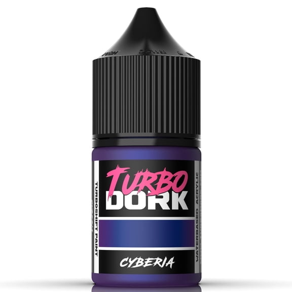 Turbo Dork Cyberia TurboShift Acrylic Paint 22ml Bottle - Water-based Non-Toxic Metallic Color Shifting Paint
