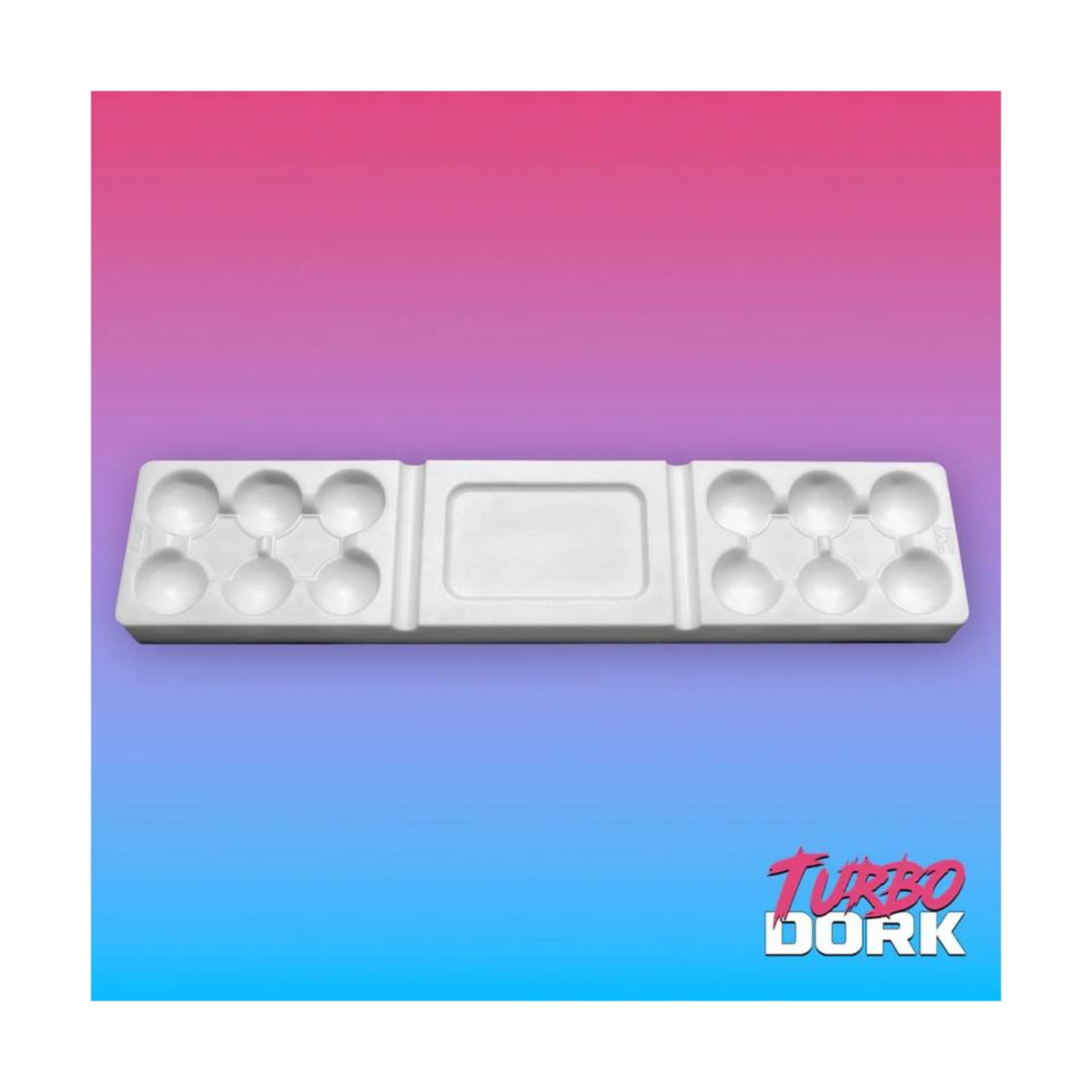 Turbo Dork Large White Silicone Dry Palette New