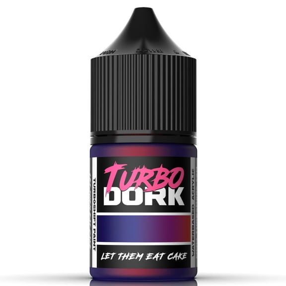 Turbo Dork Let Them Eat Cake TurboShift Acrylic Paint 22ml Bottle - Water-based Non-Toxic Metallic Color Shifting Paint