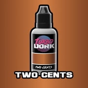 Turbo Dork Two Cents Metallic Acrylic Paint 20ml Bottle TDK 5038