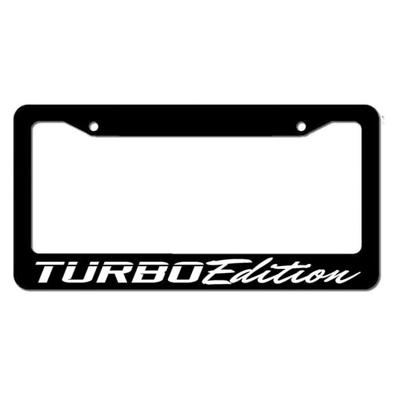 Turbo Edition Drag JDM Drift Funny Race License Plate Frame