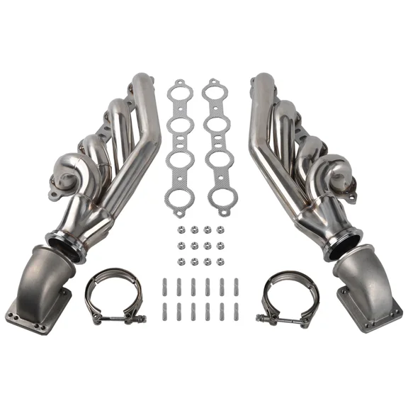 Turbo Exhaust Manifold Headers Elbow Adaptor T3 T4 To V Band 3.0" For LS1 LS3 LS6 LSX V8