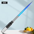 thumbnail image 1 of Turbo Flame Butane Torch Lighter, Adjustable Windproof Refillable Lighter with Fuel Window & Safety Lock, Outdoor Camping Grill Lighter for Kitchen, Fireplace, Candles & BBQ Use, 1 of 4