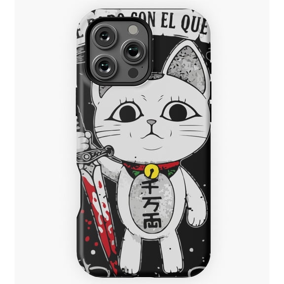 Turbo Grandma Lucky Cat GA1093 Phone Case for iPhone 11 to 17 Pro Max