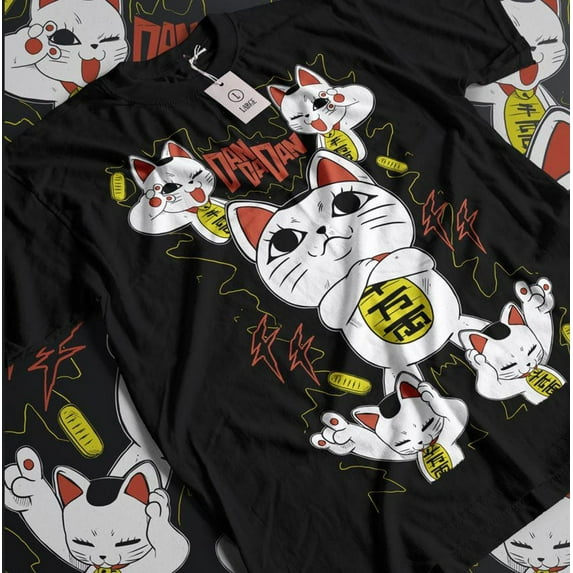 Turbo Granny Cat T-shirt, Dandadan Manga Anime Shirt