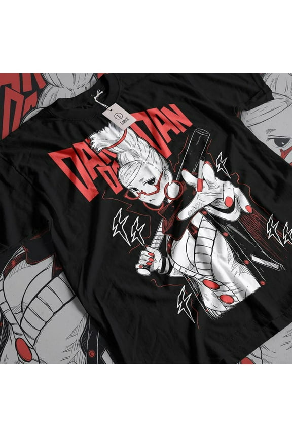 Turbo Granny T-shirt, Manga Anime Dandadan Shirt,Black color,size XL