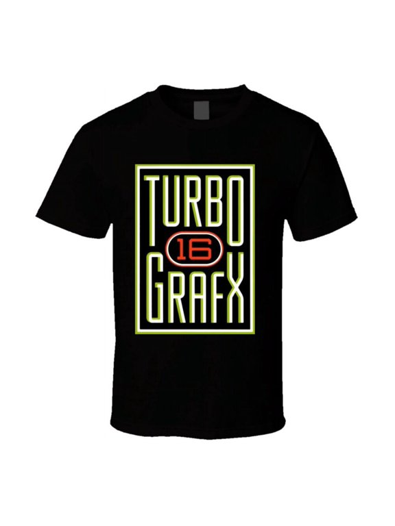 Turbo Grapx 16 Retro Video Game T Shirt