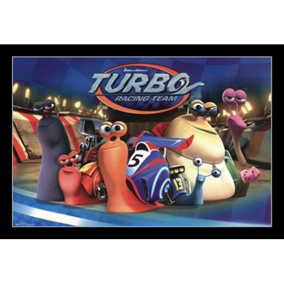 Turbo - Group Laminated & Framed Poster Print (36 x 24)