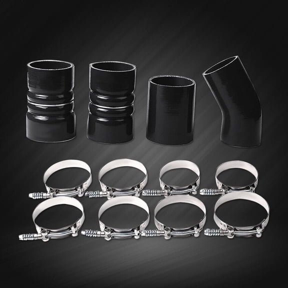 Turbo Intercooler CAC Boots Clamps Kit for Ford 6.0L Powerstroke Diesel 2003-07