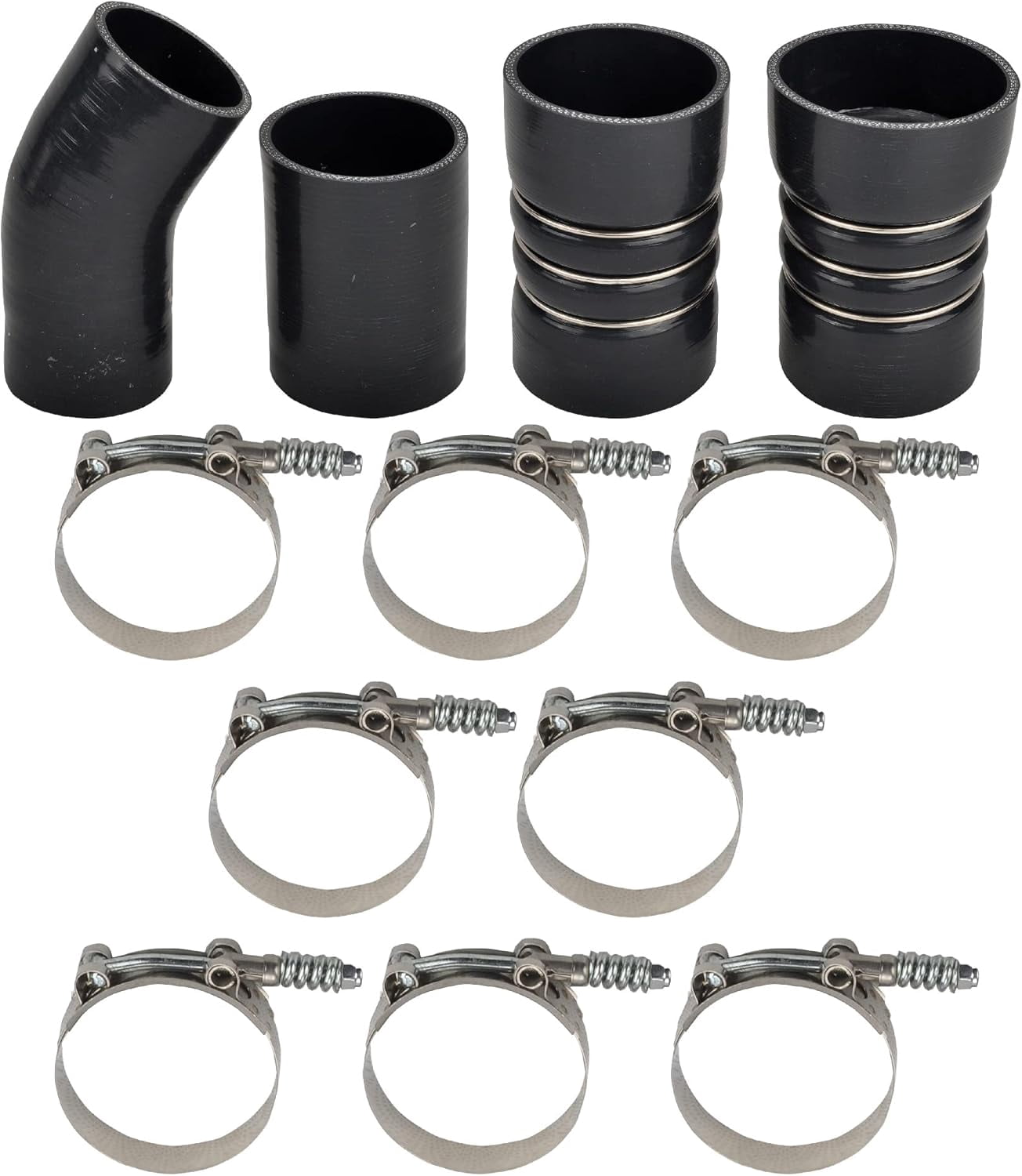 Turbo Intercooler Kit Pipe Boot Silicone For Ford 6.0L 03-07 F250 F350 ...