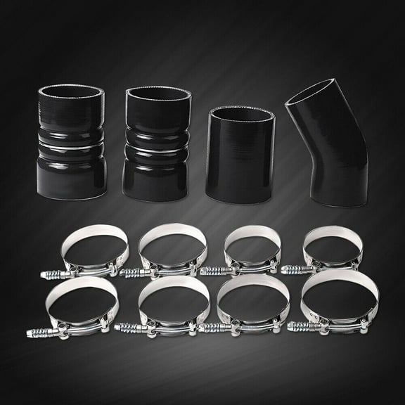 Turbo Intercooler Kit Pipe Boot Silicone For Ford 6.0L 03-07 F250 F350 F450 F550