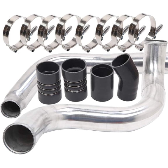 Turbo Intercooler Pipe Kit & Intake Elbow For 03-07 Ford F250 6.0L Powerstroke