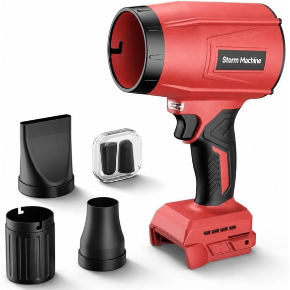 Turbo Jet Blower Cordless Compatible with Mil-Waukee 18V (No Battery), Brushless-Motor Bullseye Blower, Up to 80,000 RPM, Lightweight Handheld for Patio Lawn Yard Garage Leaves & Dust Cleaning
