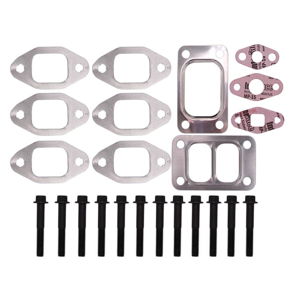 Turbo Manifold Bolts Gaskets Kit Fit for Dodge Cummins 5.9L 6bt 12V 1989-1998