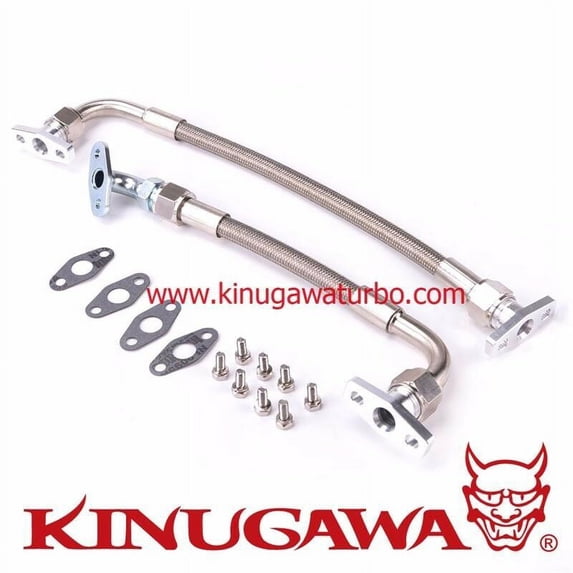 Turbo Oil Drain / Return Line Kit 3000GT / Stealth 6G72T Twin Stock TD04
