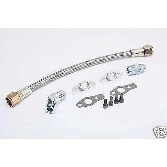 Turbo Oil Drain Teflon Line Kit 14in IHI RHF4 RHB5 RHB4