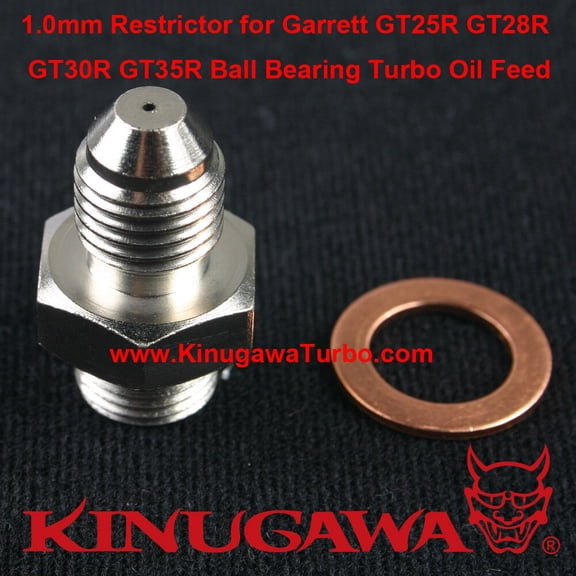 Turbo Oil Feed Adapter Fitting FOR Garrett Nissan S14 S15 T28 Ball Bearing 1mm