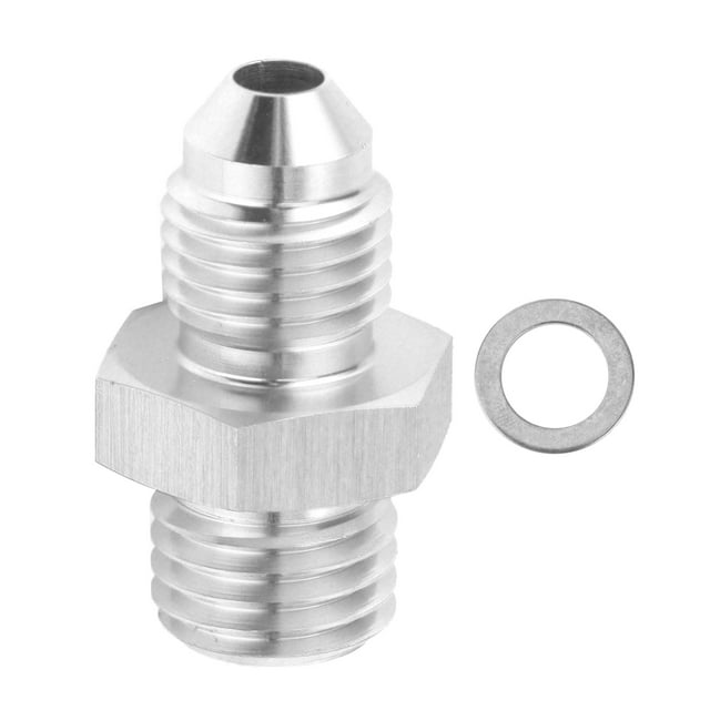 Turbo Oil Feed Adapter M12x1.5mm 1.5mm Hole to 4AN Fitting Fit for