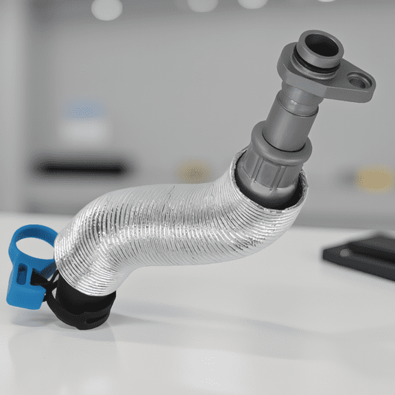 Turbo Oil Return Line Hose for Mini Cooper S Clubman Countryman R55-R61 1.6L, Silicone & Stainless Steel