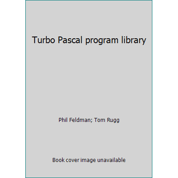 Pre-Owned Turbo PASCAL Program Library (Paperback) 0880222441 9780880222440