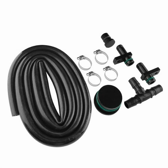 Turbo Piping Kit CCV PCV Reroute Kit For 2004-2010 GMC Chevrolet 6.6L Duramax Diesel