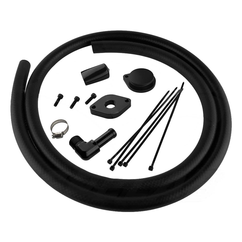 Turbo Piping Kit CCV PCV Reroute Kit For 2011-2023 Ford 6.7L Powerstroke Diesel