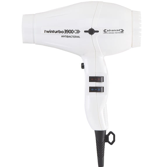 Turbo Power Twin Turbo 3900 Advanced Ceramic and Ionic + Diffuser - White