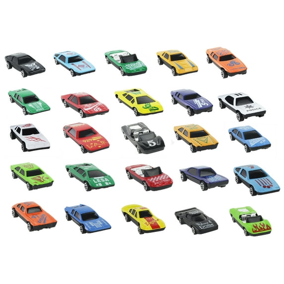 Turbo Racer Die Cast Car Set, 25-Piece