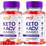 Turbo Ripped Keto ACV Gummies Supports Weight Management & Energy 2 Pack