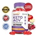 thumbnail image 1 of Turbo Ripped Keto Extreme ACV Gummies 2000mg Dietary Supplement 60 Gummys, 1 of 6
