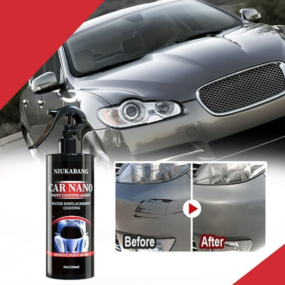 Turbo Shine Nexa, 2025 Upgrade 3 in 1 High Protection Fast Car Paint Spray, Automatic Manual Paint Color Change Cleaning Coating, Car Scratch Remover, for Metal, Tools, Cars (1 pcs)