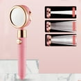 thumbnail image 1 of Turbo Shower Head Home Bath Shower Nozzle Water Heater Filter Shower ,3 Bathing Modes, One Pressurised Water Stop Function Shower Head. (Pink), 1 of 6