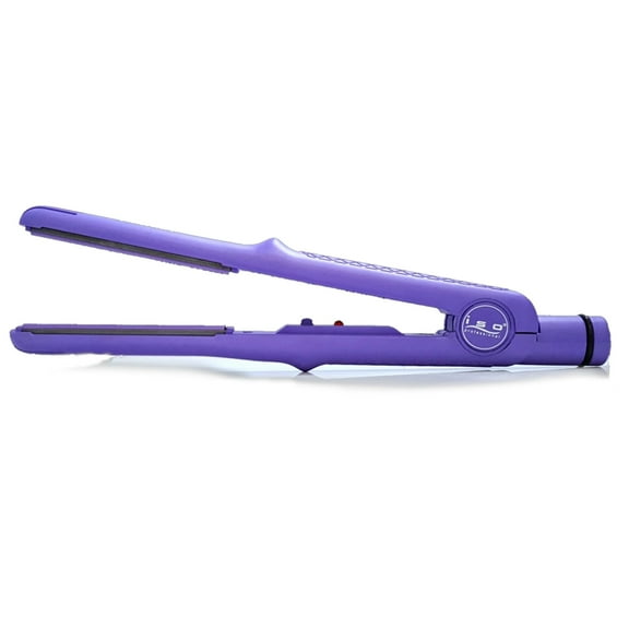 Turbo Silk 1.25" Tourmalin Ceramic Flat Iron Anti-Frizz Hair Straightener Purple