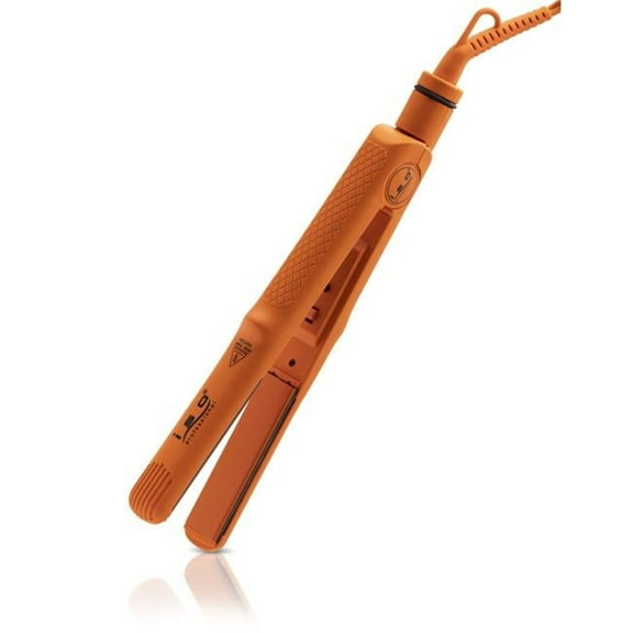 Turbo Silk 1' Titanium-Plated Single Pass Flat Iron - Orange