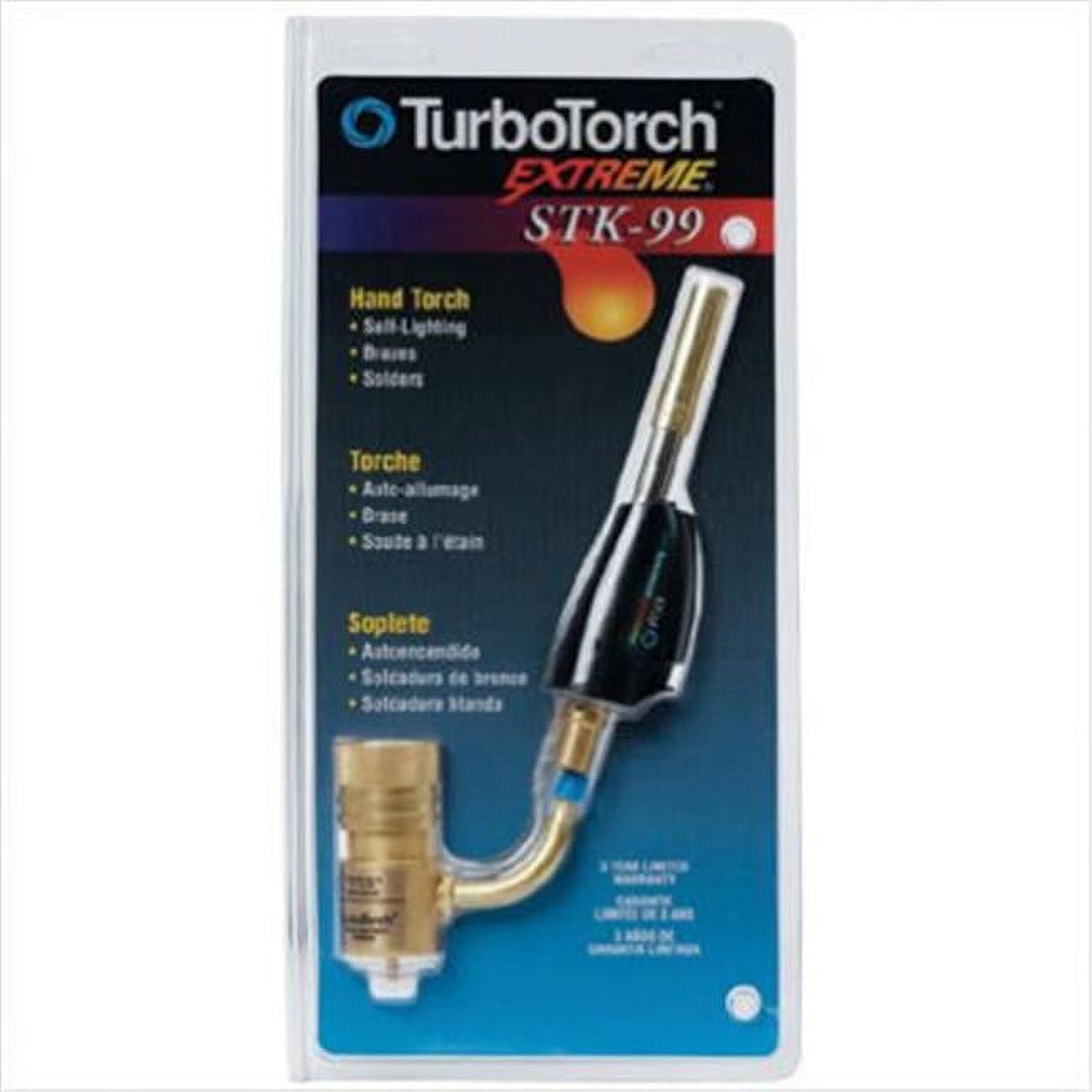 Turbo Torch Easy To Clean Orifice Screws MAP-Pro/LP Gas Swirl Welders, Multicolor