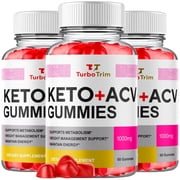 Turbo Trim Keto ACV Gummies Support Metabolism & Weight Management 3 Pack