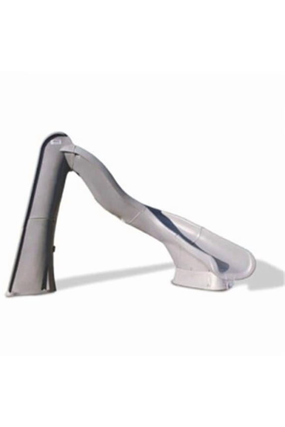 Turbo Twister Pool Slide - Right Turn - Gray Granite