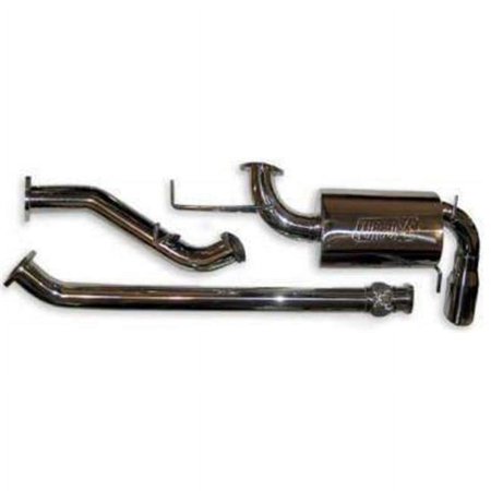 Turbo XS 08+ WRX Hatch Catback Exhaust Polished Tips