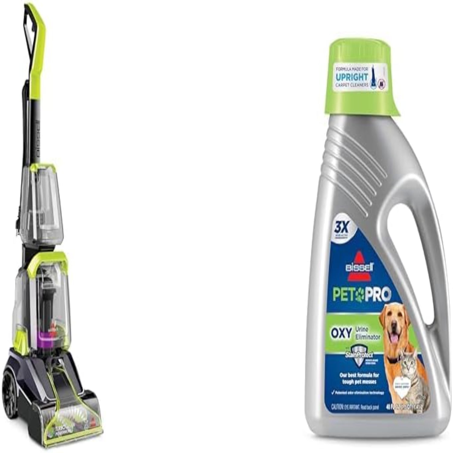 TurboClean Pet XL Upright Carpet Cleaner Upholstery Tough Stain Tool