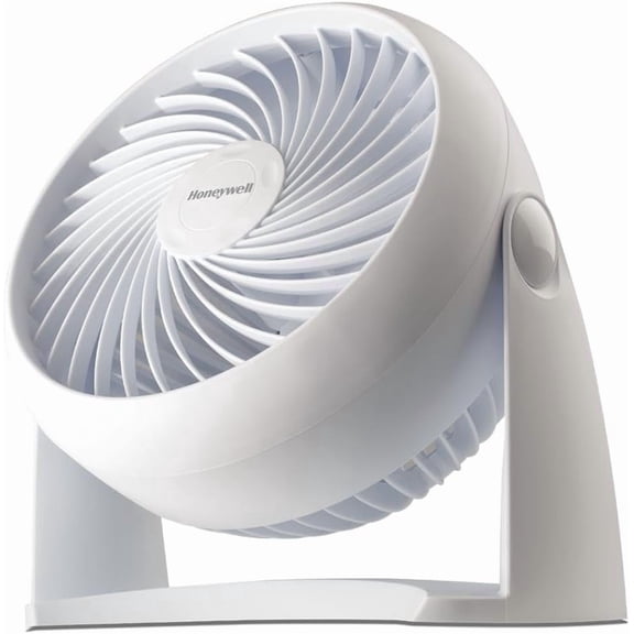 TurboForce Air Circulator, Small Tabletop Fan, Quiet Personal Fan for Home or Office, 3 Speeds, 90 Degree Pivoting Head, Black, HT900