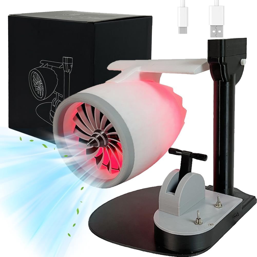 Turblo Fan TurboJet Desktop Fan with Humidifier, Creative Turbo Desktop Turbo Fan ...